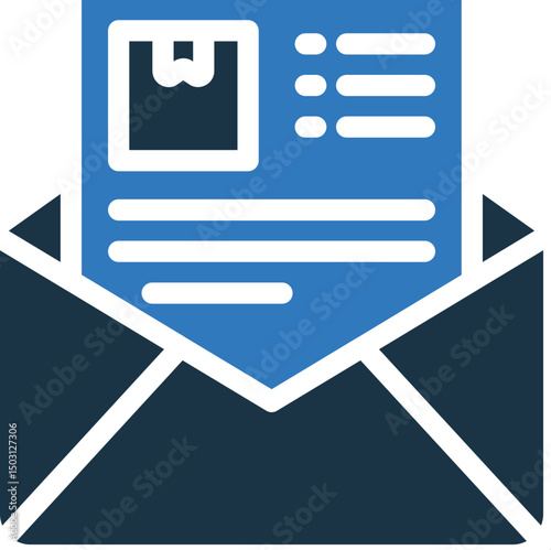 Email mixed color icon