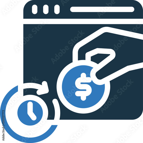 Pay Later mixed color icon