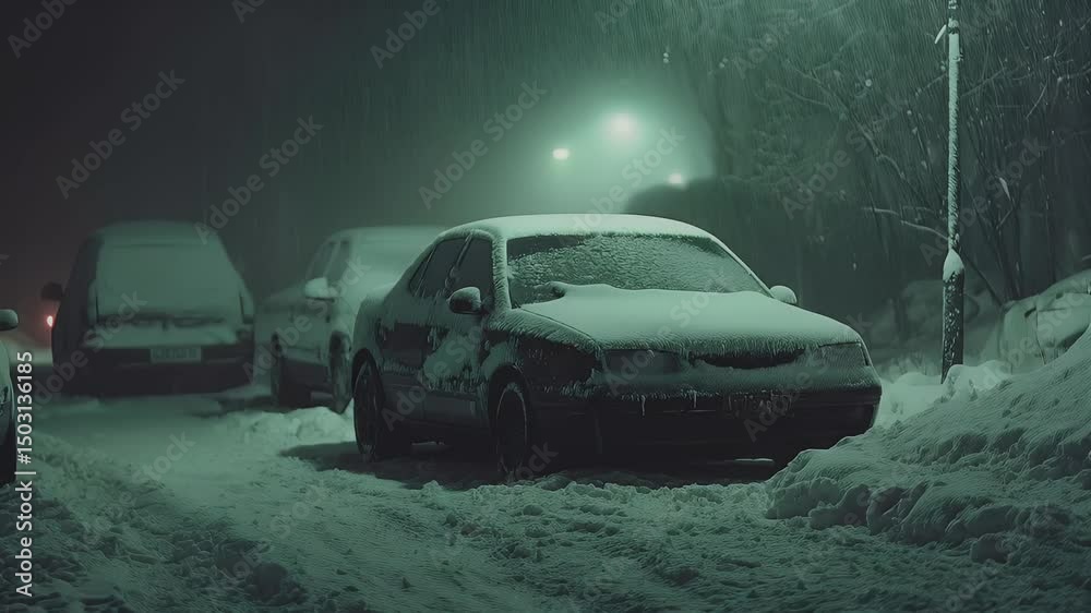 Winter storm leaves cars abandoned