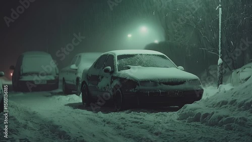 Winter storm leaves cars abandoned