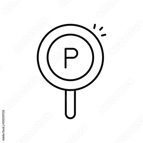 Parking Vector icon