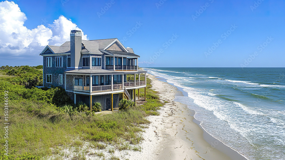stunning oceanfront property with beautiful beach view, surrounded by lush greenery stunning oceanfront property with beautiful beach view, surrounded by lush greenery