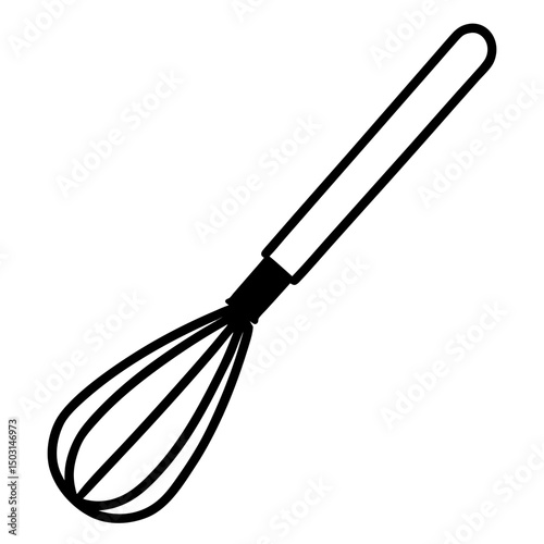 whisk isolated on white background