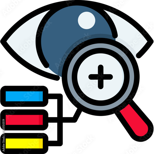 Quick View lineal color icon