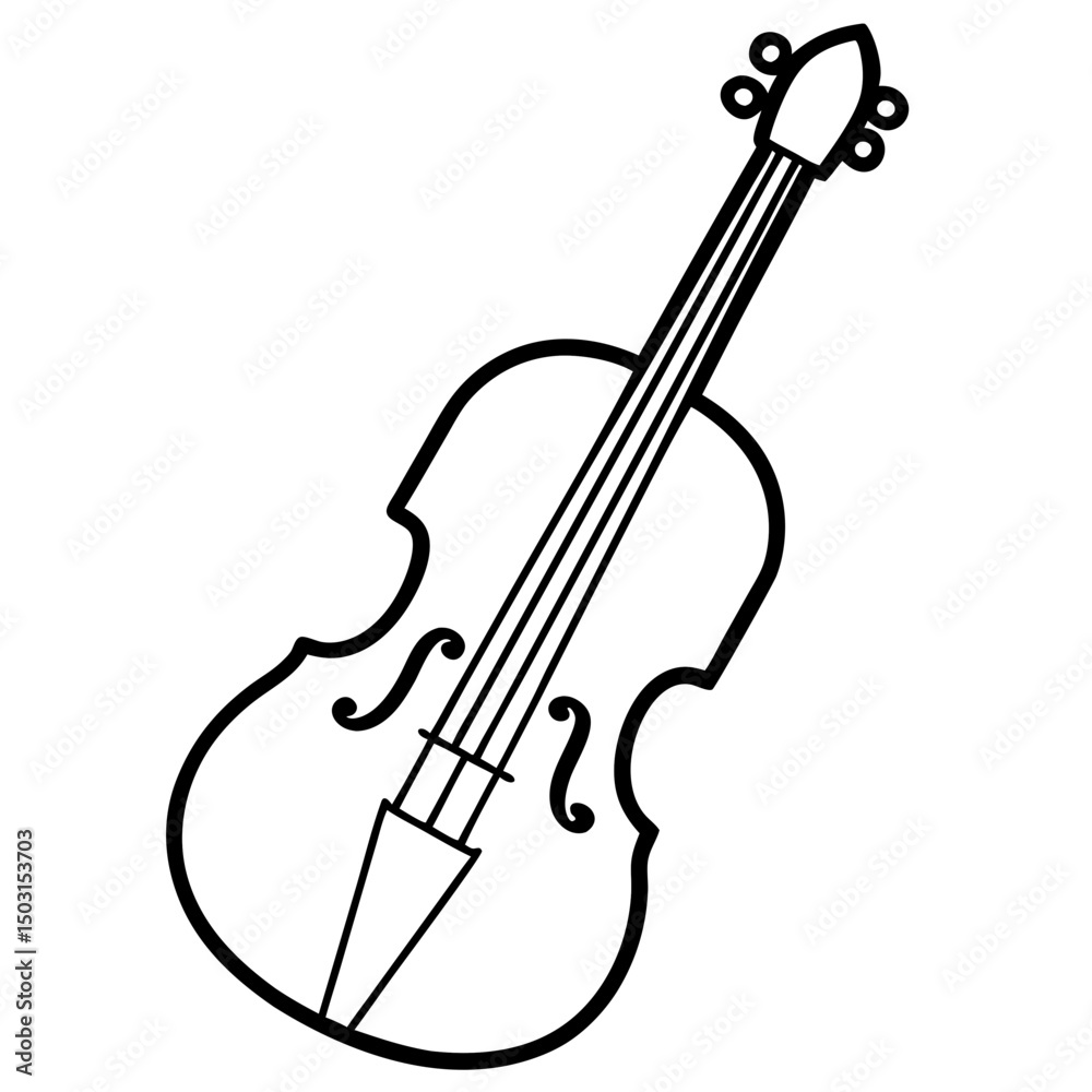 Obraz premium violin isolated on white