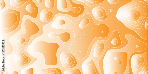 Abstract papercut design. Background of the topographic map. modern wallpaper texture and realistic design used for banner and posters, mountain relief geographic pattern. vector illustration.