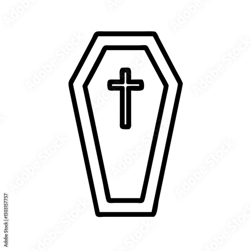 Coffin icon png 

