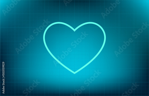 Vector icon on a blue background with a gradient	