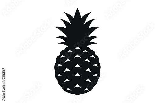 pineapple isolated on white