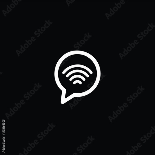 Sound message radiating outward