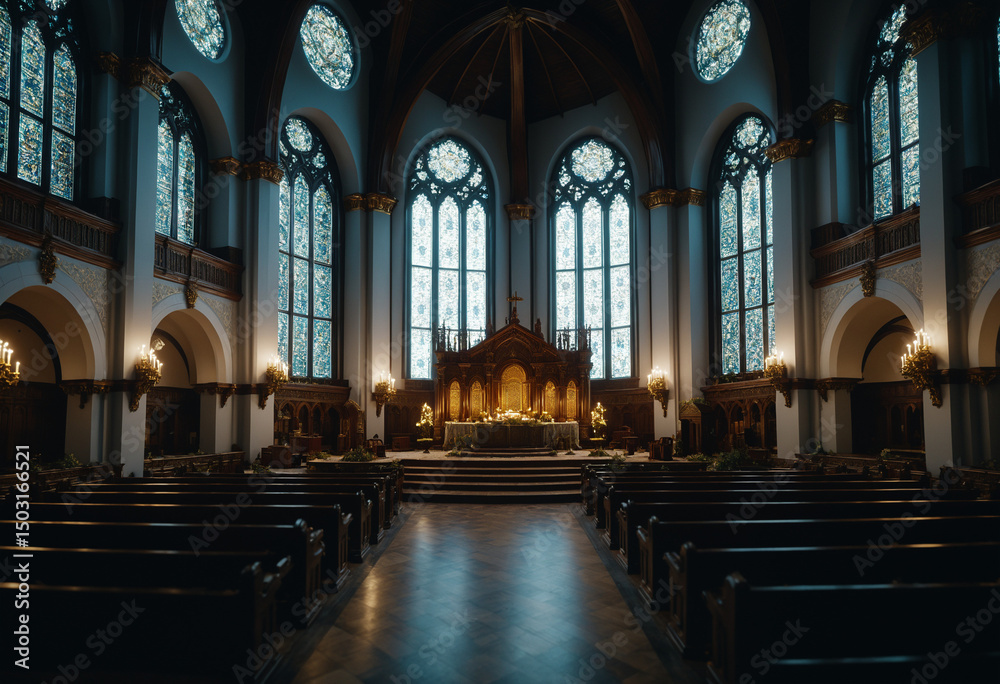 Fototapeta premium interior of church