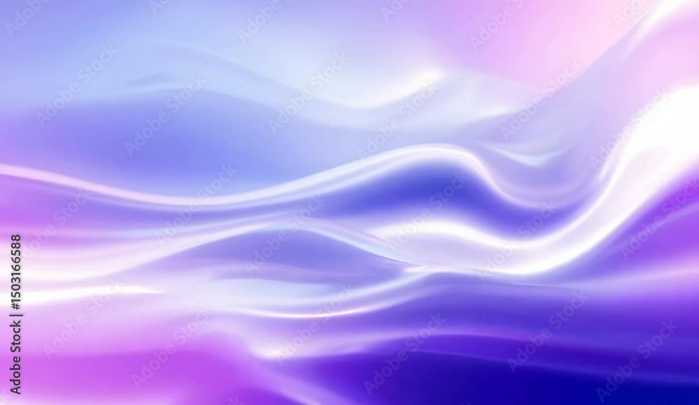 Soft blue and violet gradients flow in fluid, abstract waves across the screen. The waves undulate smoothly, creating a mesmerizing pattern with HDR glow and lens blur effects Soft blue and violet gradients flow in fluid, abstract waves across the screen. The waves undulate smoothly, creating a mesmerizing pattern with HDR glow and lens blur effects