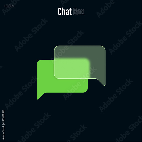 Chat Box Glassmorphism