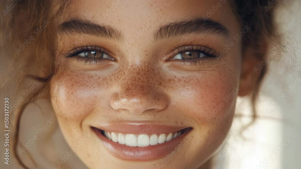 Close-up portrait of beautiful young woman with glowing skin and soft makeup
Close-up portrait of beautiful young woman with glowing skin and soft makeup