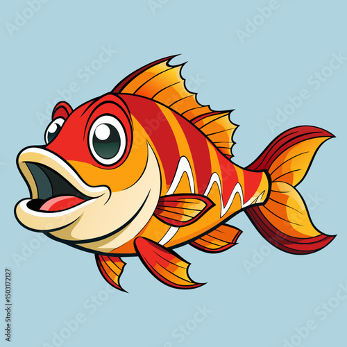 vector illustration of fish