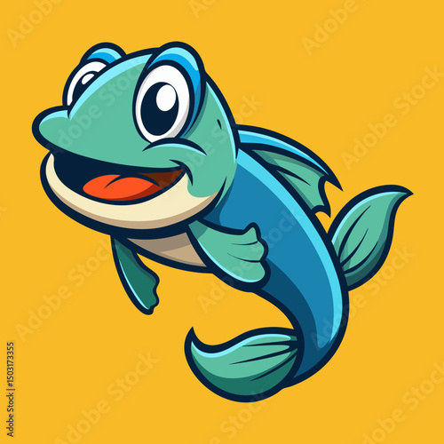 frog, cartoon, animal, green, vector, illustration, amphibian, cute, nature, water, toad, art, funny, isolated, fish, cheerful, happy, character, reptile, wildlife, fun, turtle, smile, toy, pond