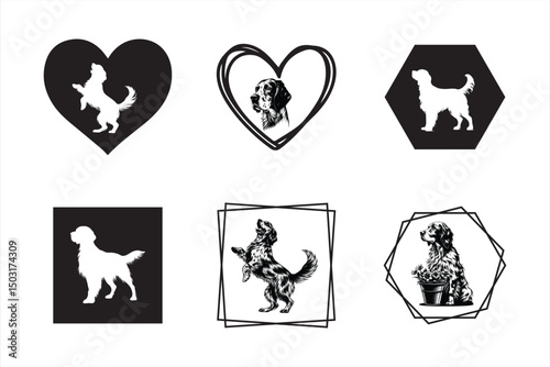 English Setter Dog Svg Bundle