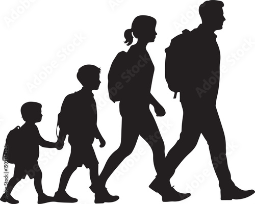Happy Kids Going Back to School Silhouette

Backpacks & Books – First Day Silhouette Design

Back to School Bus Arrival Vector Art

Excited Students with Supplies Silhouette

Back to Learning – Classr