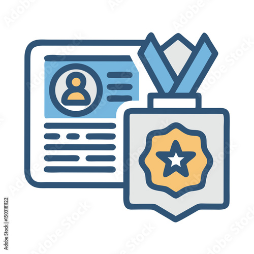 Journalistic Integrity Badge Icon
