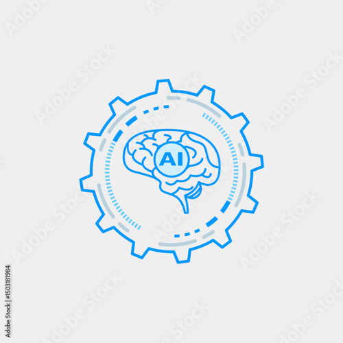 Artificial Intelligence AI process to run or think	