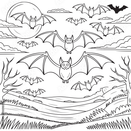 Spooky Halloween Coloring Pages for Adults
