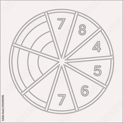 vector illustration of a slice of bread