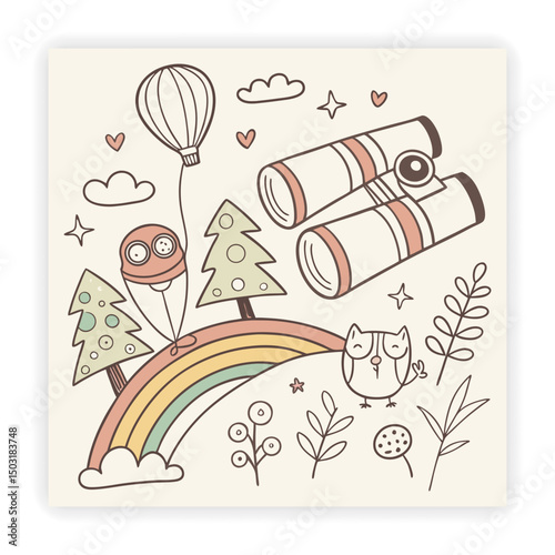 Minimal Doodle Illustrations of Everyday Objects