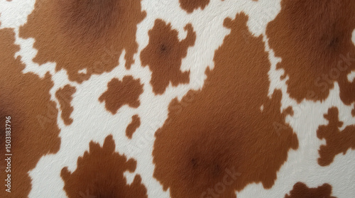 pattern cow leather natural print animal skin. Realistic cow fur seamless skin pattern