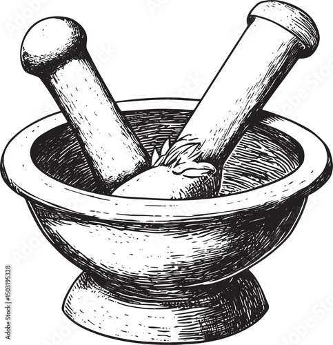 mortar and pestle