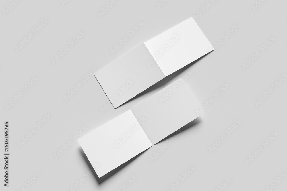 A4 Landscape Bifold Brochure Mockup A4 Landscape Bifold Brochure Mockup