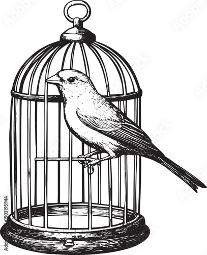 bird out cage