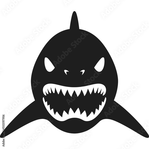 Predator Shark Attack Icon