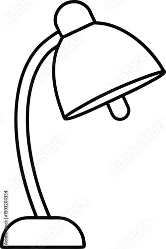 electric lamp vector illustration