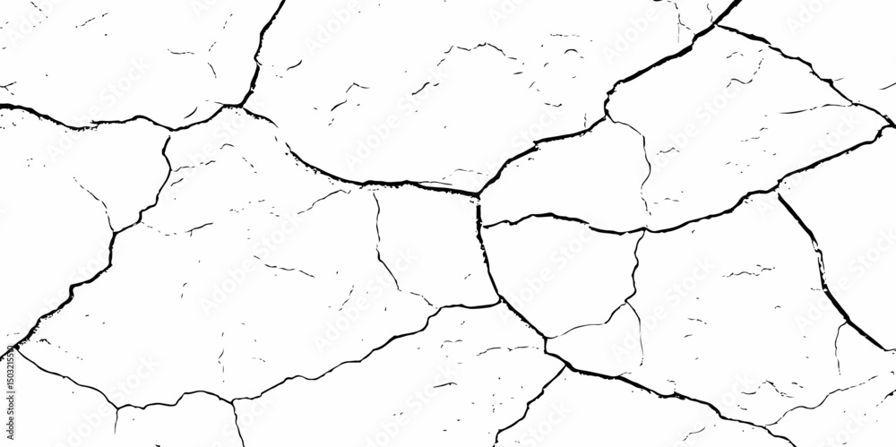 Obraz premium Dust or old grunge concrete building damaged grunge wall black and white texture effect white background. 