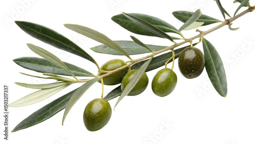 Wallpaper Mural olive branch with green leaves Torontodigital.ca