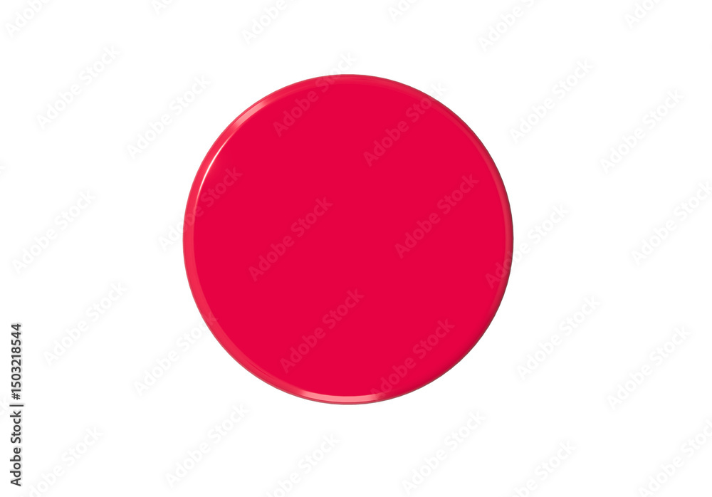 3d red circle png