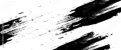 Vector new style  brushstroke paint dirt banner design.