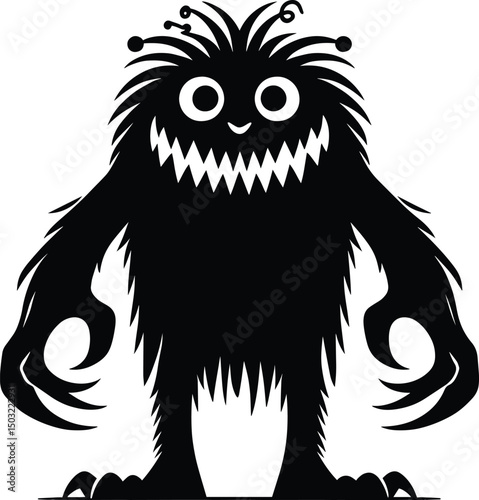 Wallpaper Mural Ghost monster character halloween celebration vector illustration isolated on white background Torontodigital.ca