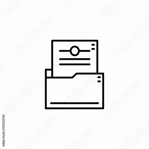 folder files icon sign vector