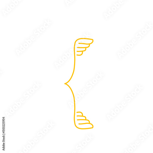 Golden Curly Bracket