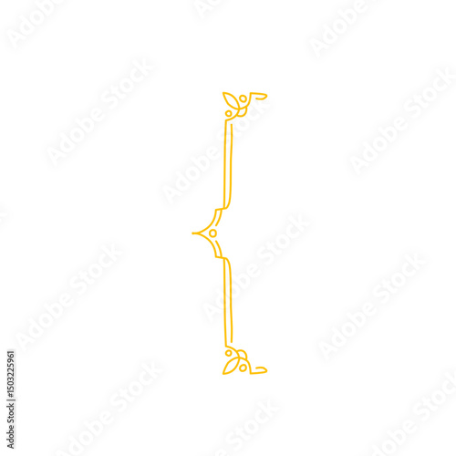 Golden Curly Bracket