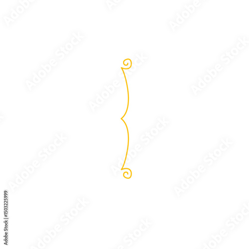 Golden Curly Bracket