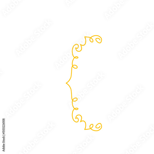 Golden Curly Bracket