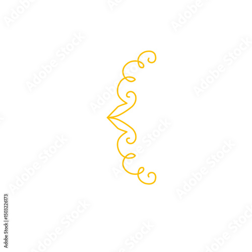 Golden Curly Bracket