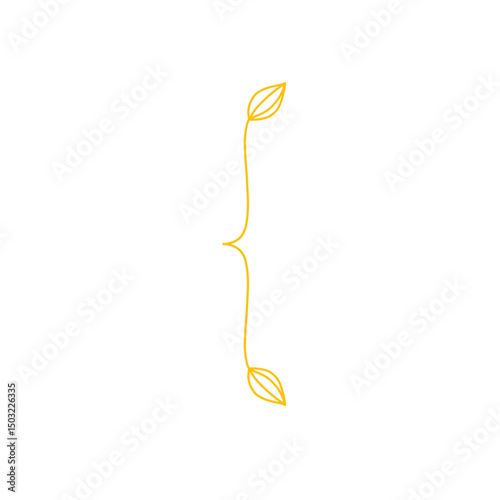 Golden Curly Bracket