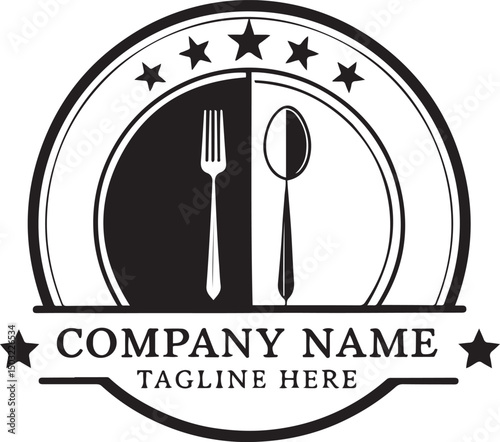 Plate Logo for Elegant Dining Brands.