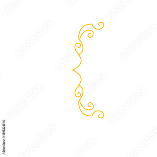Golden Curly Bracket