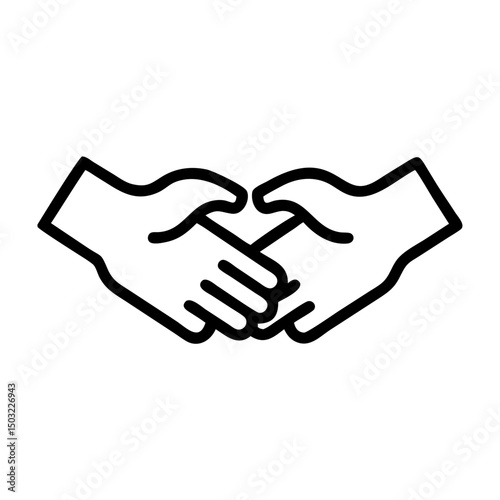 handshake vector illustration