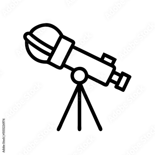 movie camera icon on white background