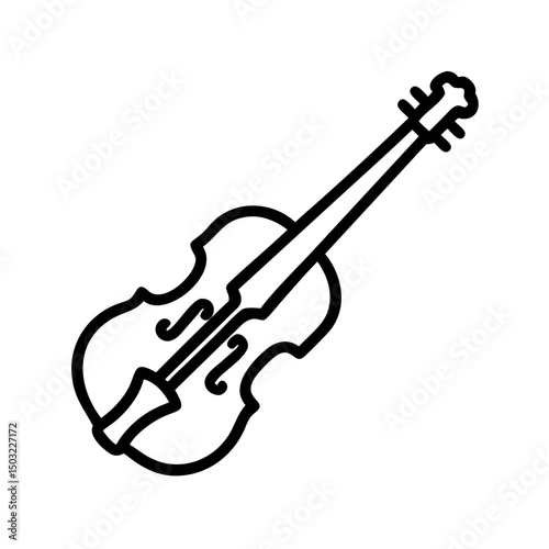 violin vector illustration